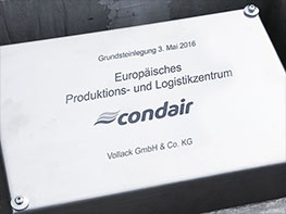 Průlomové zařízení Condair Norderstedt