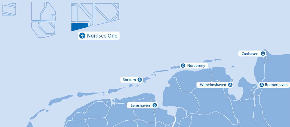 Umístění NordseeOne